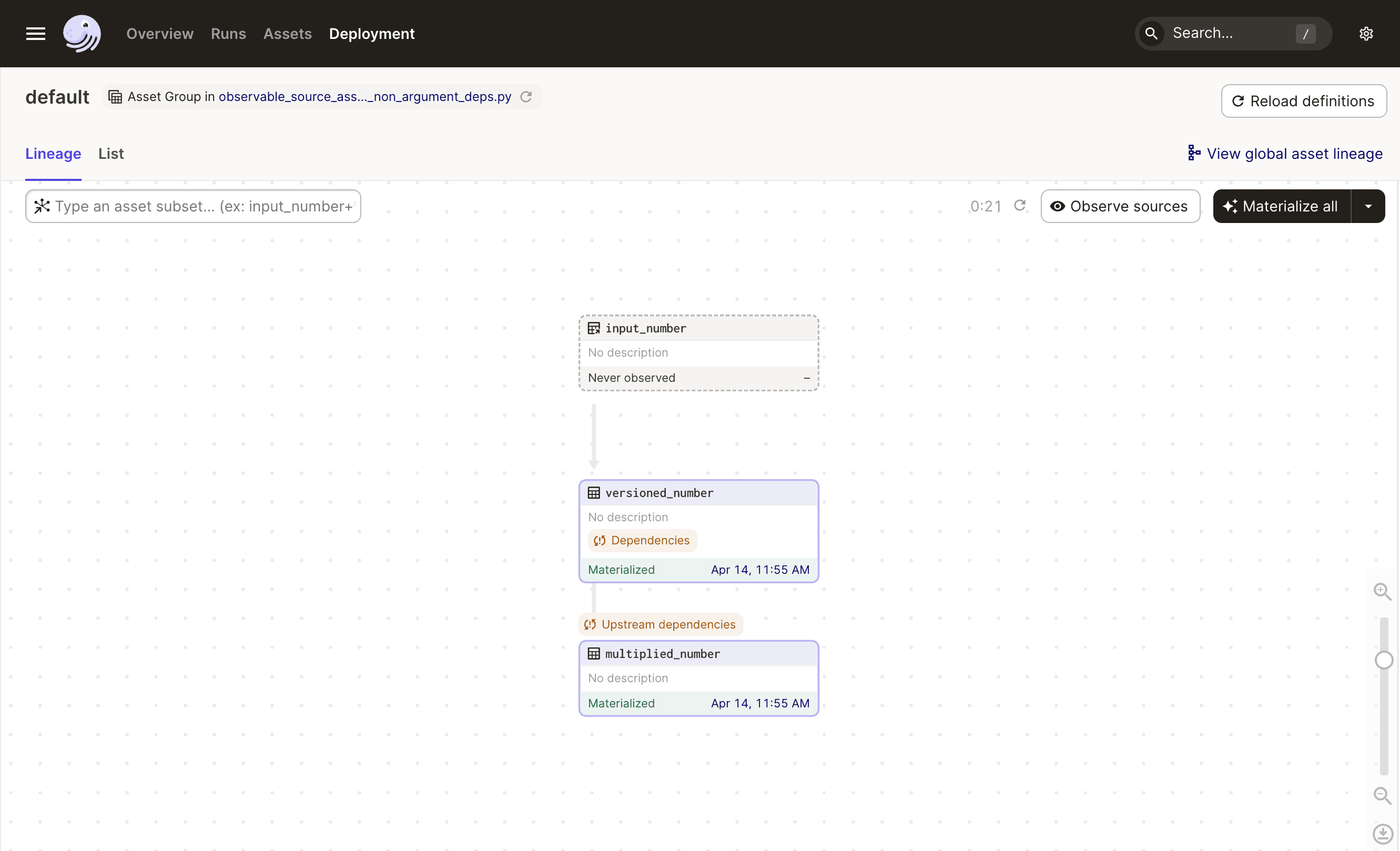 Asset versioning and caching | Dagster Docs